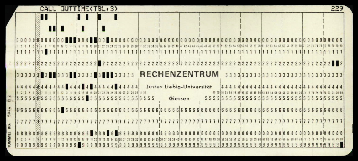 Virtual Punched Card Museum C0339